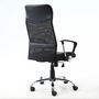 Voir la diapositive 5 : VS VENTA-STOCK Chaise de Bureau Campus relevable et Fauteuil inclinable en Simili Cuir Noir