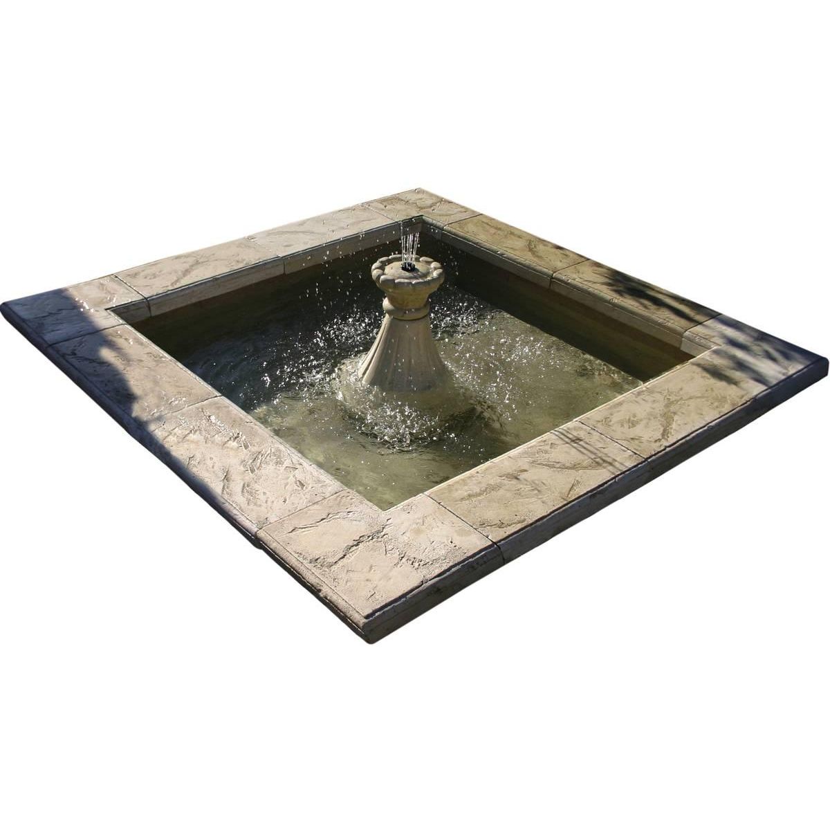 Habitat et Jardin Bassin carré  Eden  - 170 x 170 cm