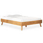 Voir la diapositive 4 : IDIMEX Lit futon KARRI 140 x 200 cm, en bois massif