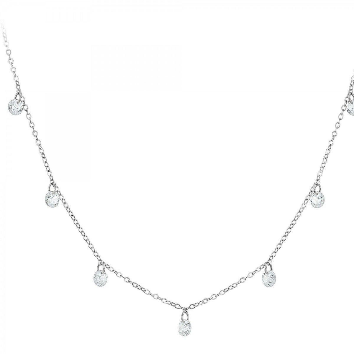 SC CRYSTAL Collier SC Crystal orné de Zirconium