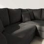 Voir la diapositive 6 : LISA DESIGN Rune - canapé d'angle droit 4 places en simili