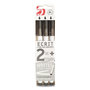 Voir la diapositive 1 : AUCHAN Lot de 3 stylos gel effaçables noir
