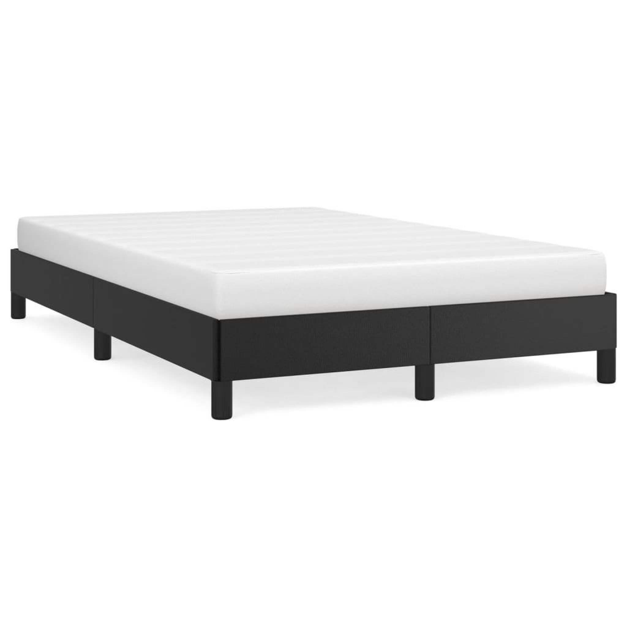 Voir la diapositive 2 : VIDAXL Cadre de lit sans matelas noir 120x190 cm similicuir
