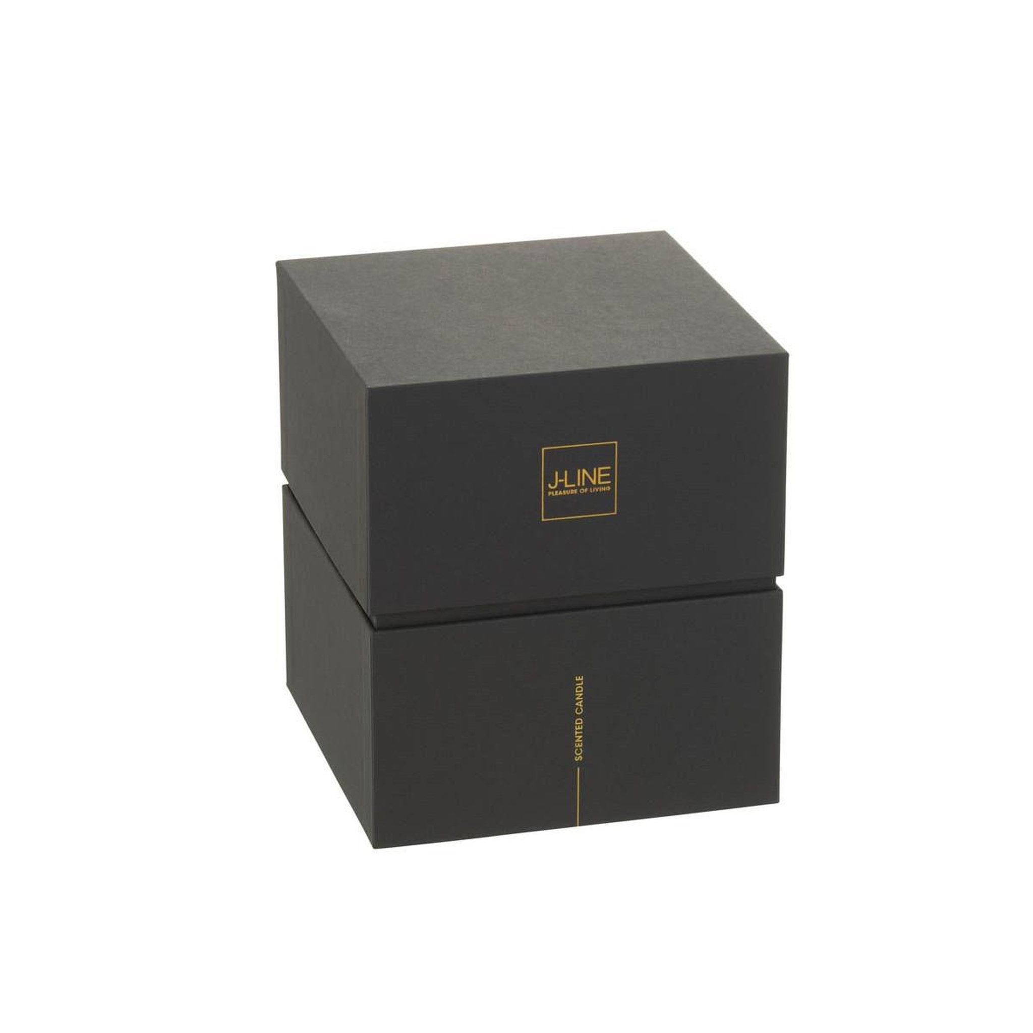 Voir la diapositive 3 : J-LINE Bougie parfumée  noa  20cm bois de santal rouge