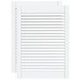Voir la diapositive 2 : VIDAXL Portes d armoire à persiennes 2 pcs blanc 69x49,4 cm pin massif