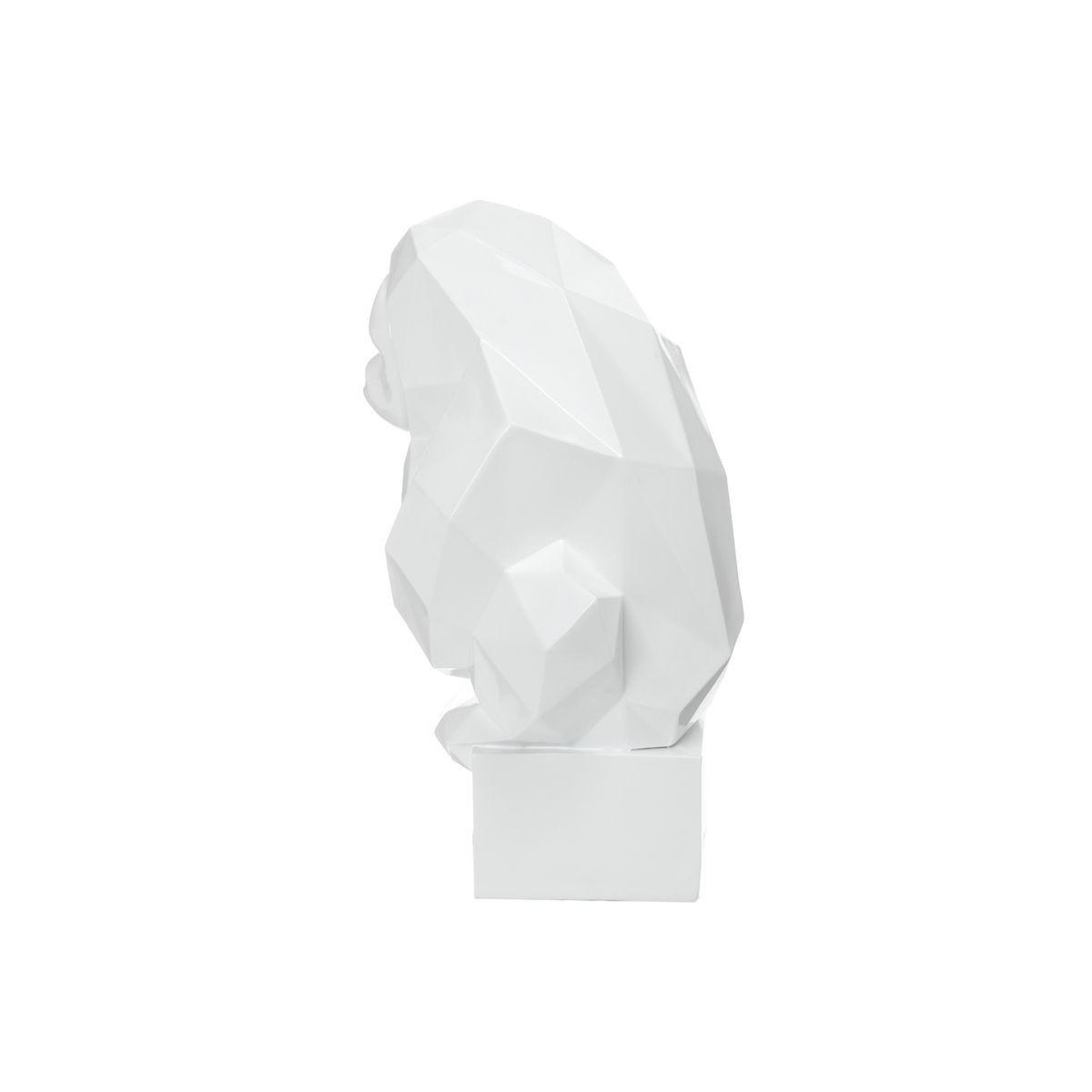 Voir la diapositive 2 : Paris Prix Statue Design  Sculpture Kenya  50cm Blanc