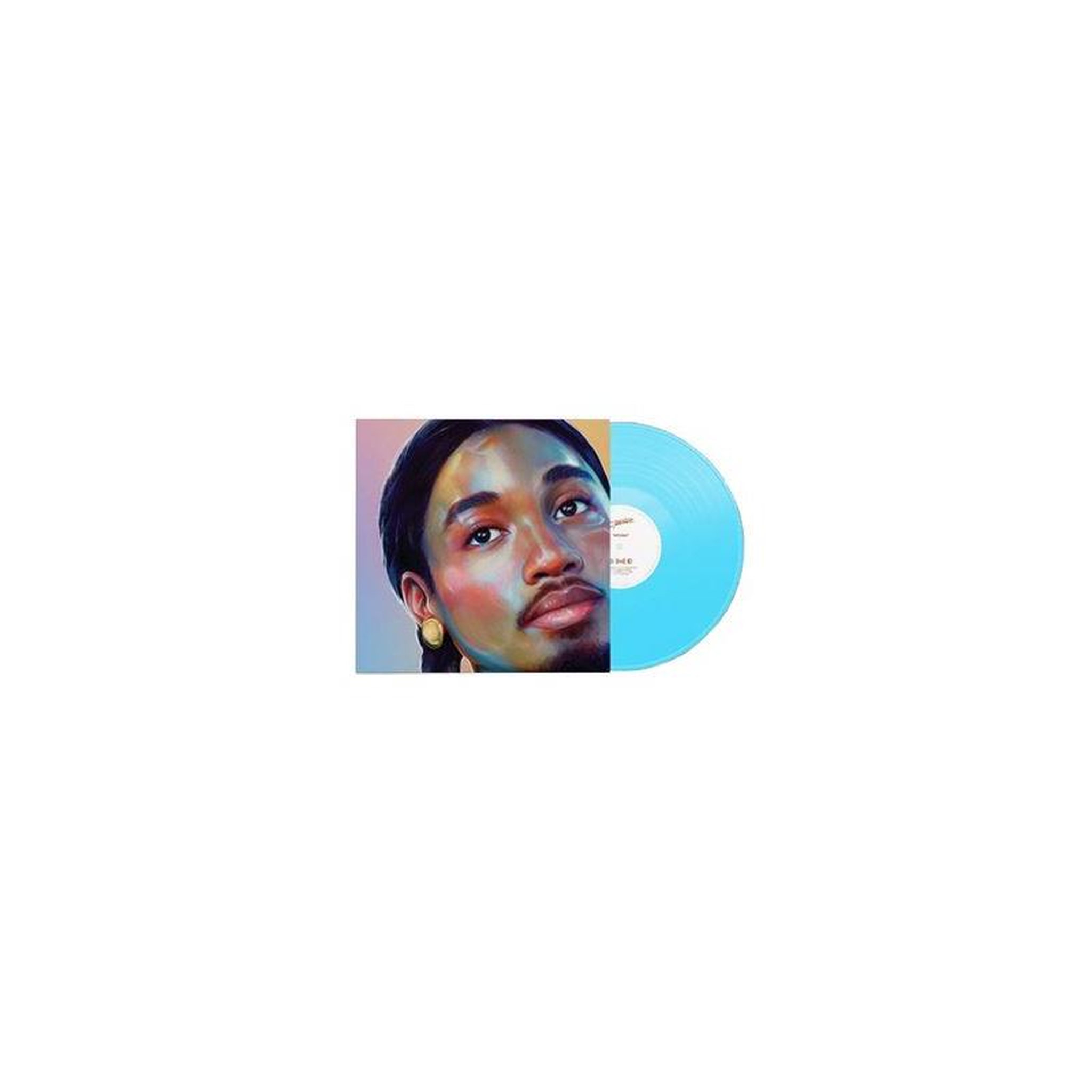 Cd mylnui de jyeuhair, édition transparente cacao, visuel bleu clair (rap hip-hop)