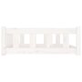 Voir la diapositive 5 : VIDAXL Lit pour chien blanc 105,5x75,5x28 cm bois de pin solide