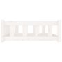 Voir la diapositive 5 : VIDAXL Lit pour chien blanc 105,5x75,5x28 cm bois de pin solide
