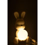 Voir la diapositive 3 : Paris Prix Lampe à Poser Lapin  Eddy  30cm Blanc