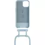 WOODCESSORIES Etui avec cordon iPhone 13 mini Tour de cou bleu