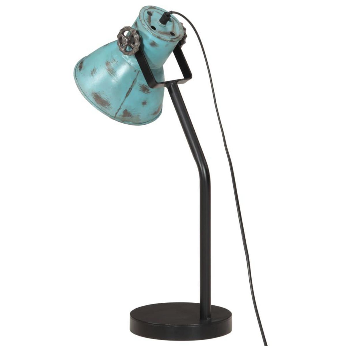 VIDAXL Lampe de bureau 25 W bleu delave 17x17x60 cm E27