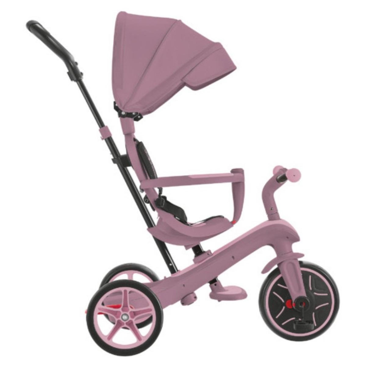 Globber Trike explorer V2 4 en 1 eco-logic framboise