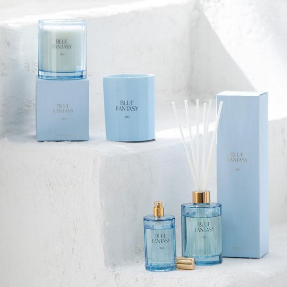 Paris Prix Diffuseur de Parfum Design  Elie  200ml Blue Fantasy