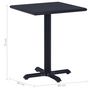 Voir la diapositive 6 : VIDAXL Table de jardin Noir 60x60x75 cm