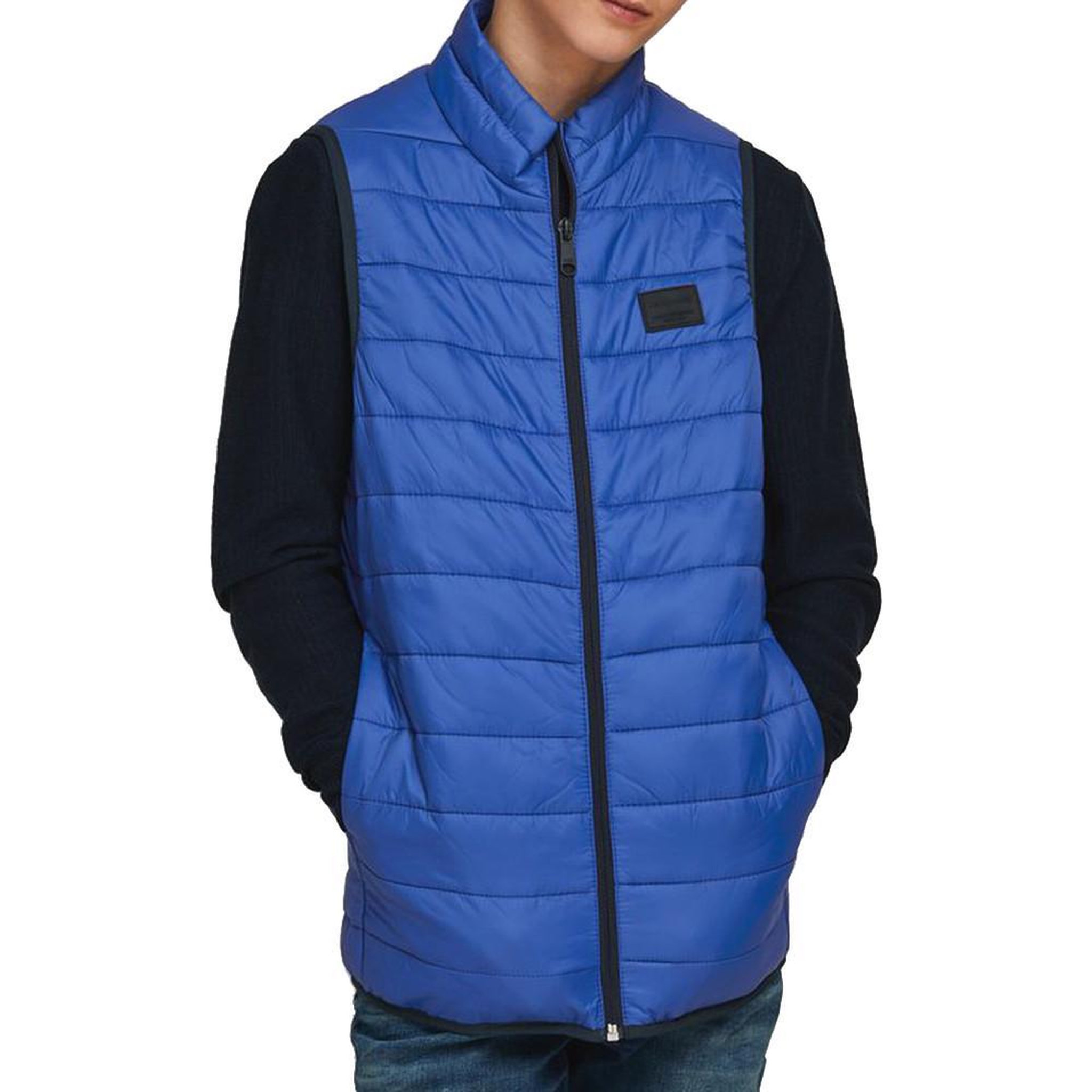 Jack & Jones Doudoune sans manches Bleu Garçon Jack & Jones Wing. Coloris disponibles : Bleu