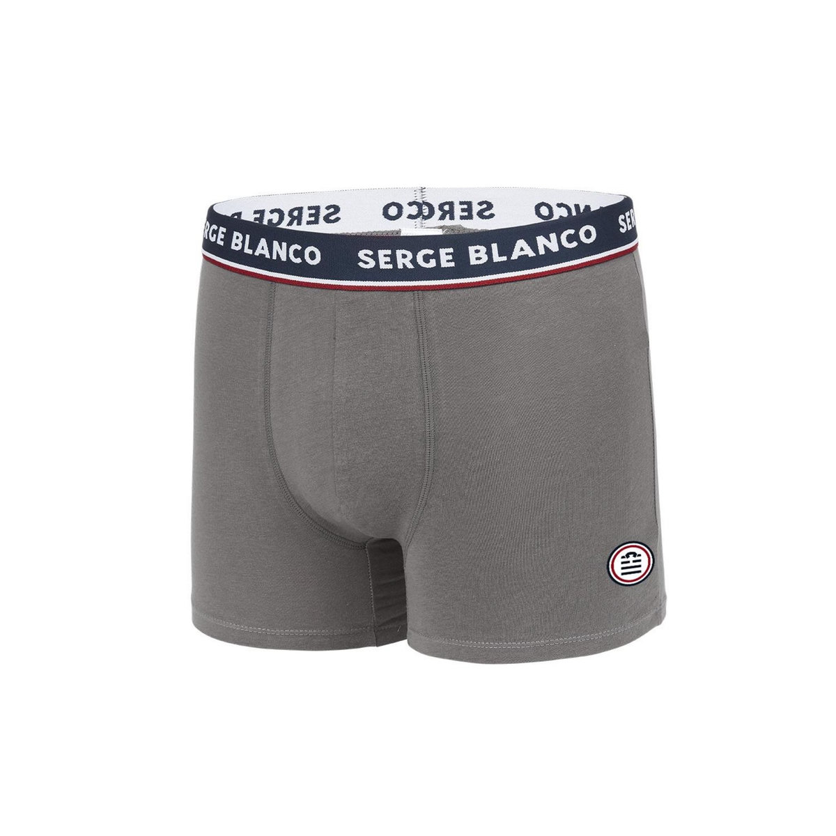 SERGE BLANCO Lot 2 boxers coton homme French