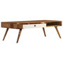 Voir la diapositive 5 : VIDAXL Table basse 110x50x35 cm Bois massif