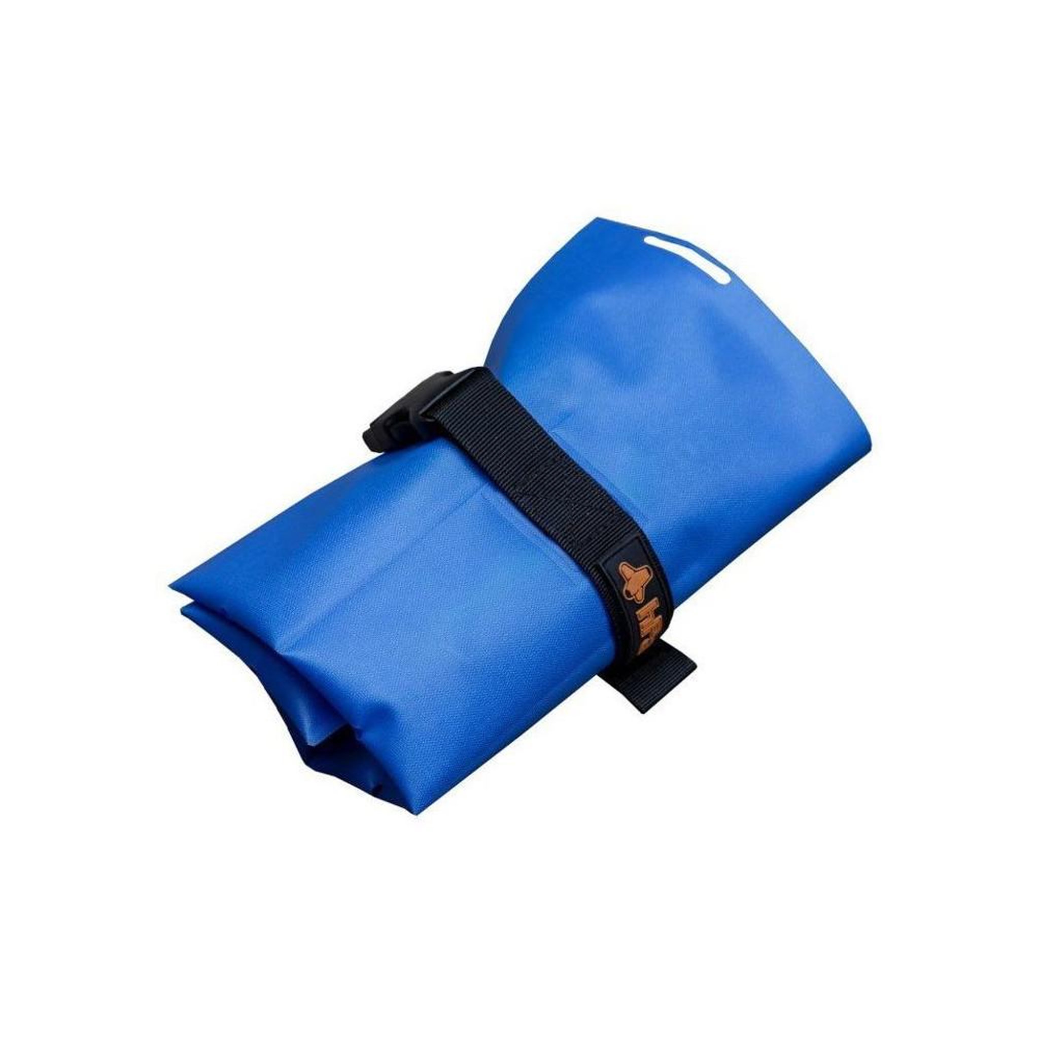 Voir la diapositive 2 : HPA (PECHE) Pochette de pêche enroulable taille m bleue avec 10 poches pour leurres poppers, montages et jigs