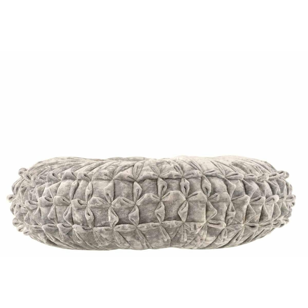 Paris Prix Coussin Rond Design  Viva  43cm Argent