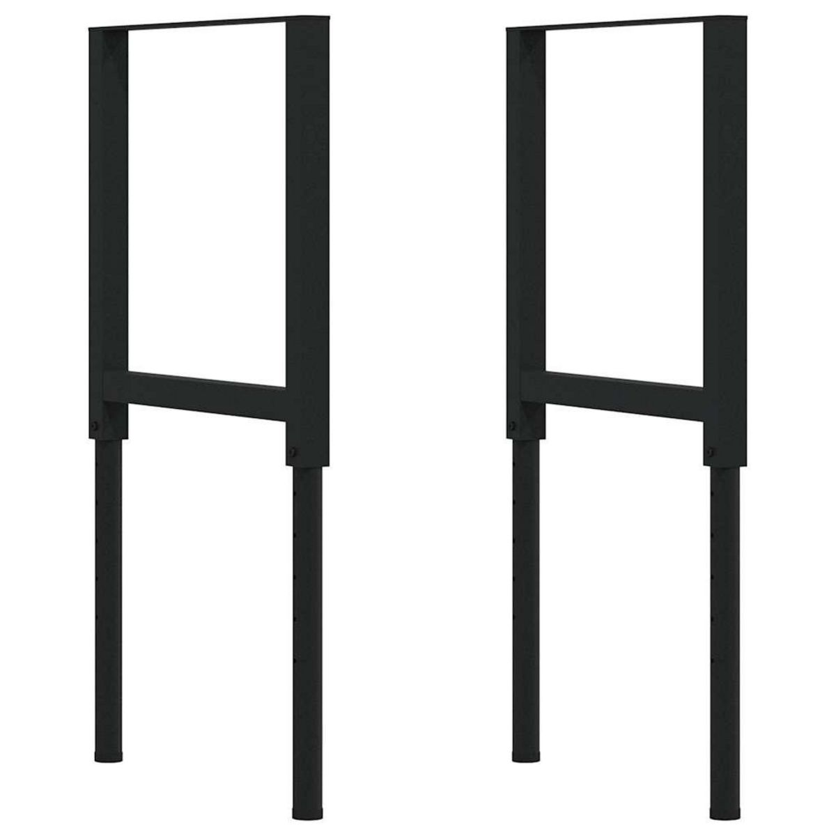 VIDAXL Etabli 100x60x(71,5-98) cm bois de chene massif