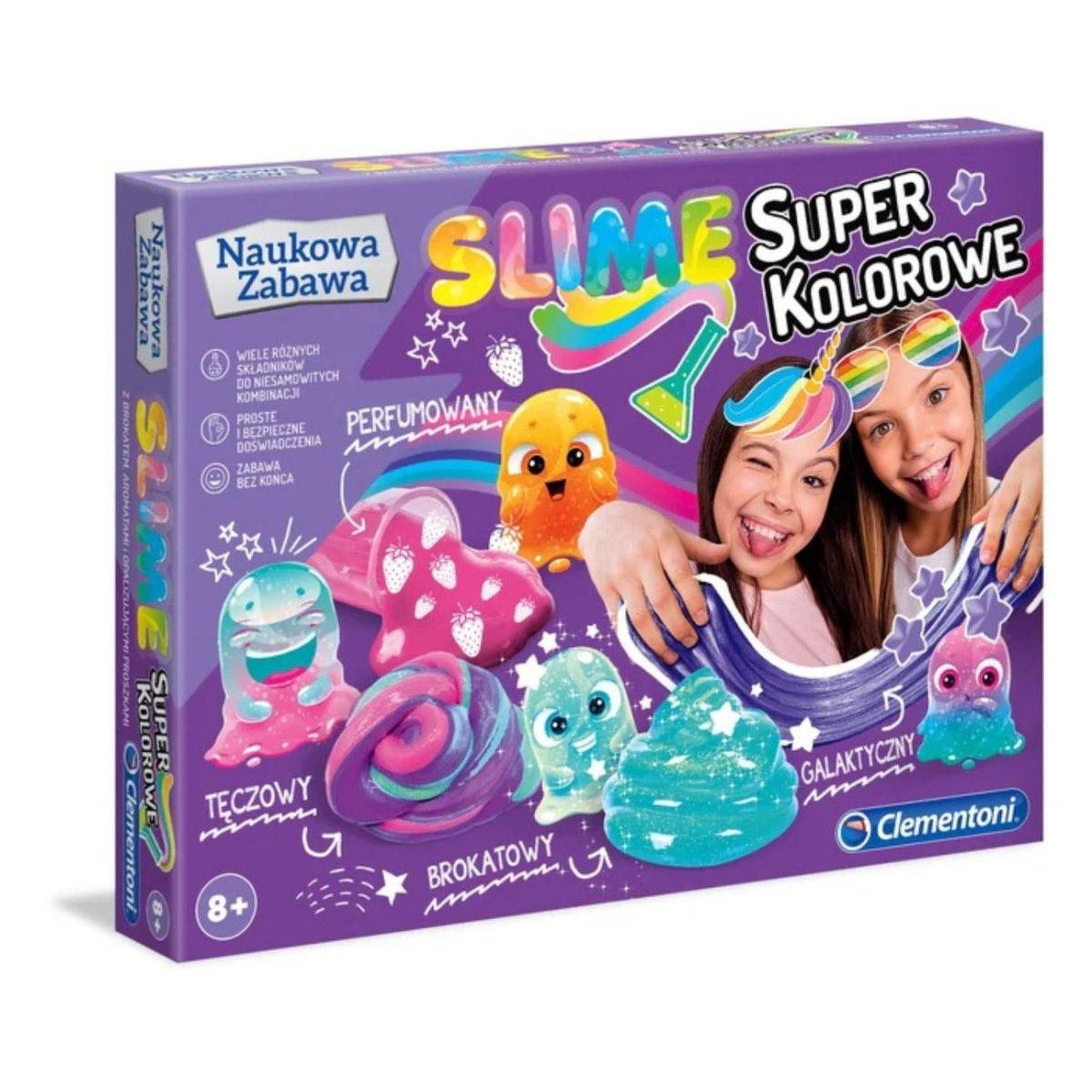 CLEMENTONI Coffret scientifique  50636 science  and  jeu - slime super coloré