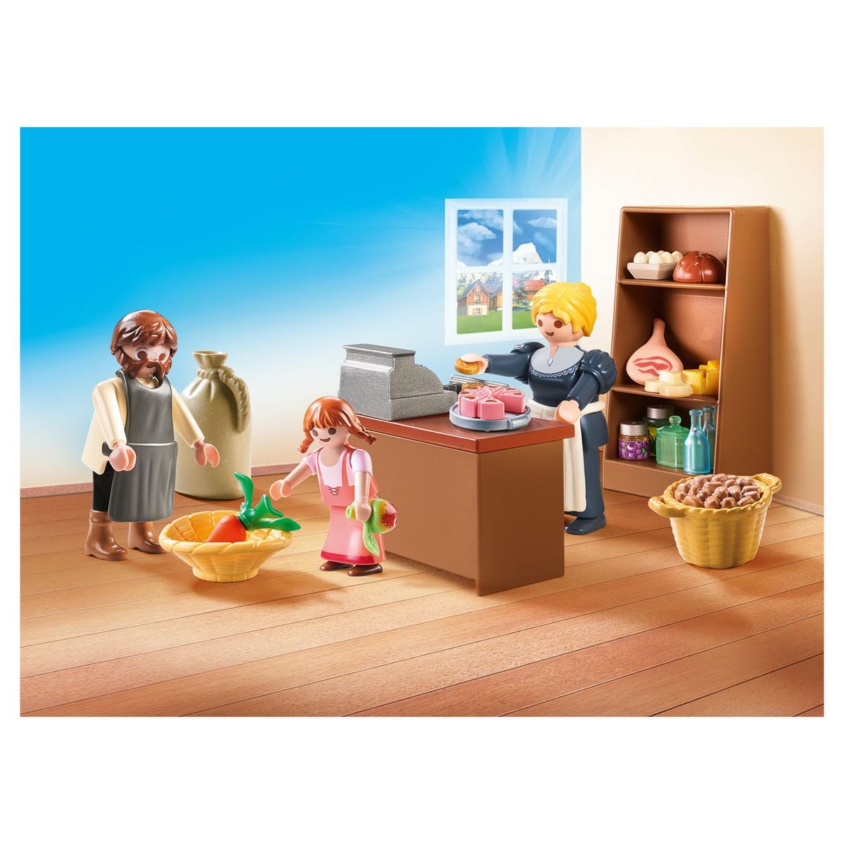 PLAYMOBIL 70257 - Heidi - Epicerie de la famille Keller