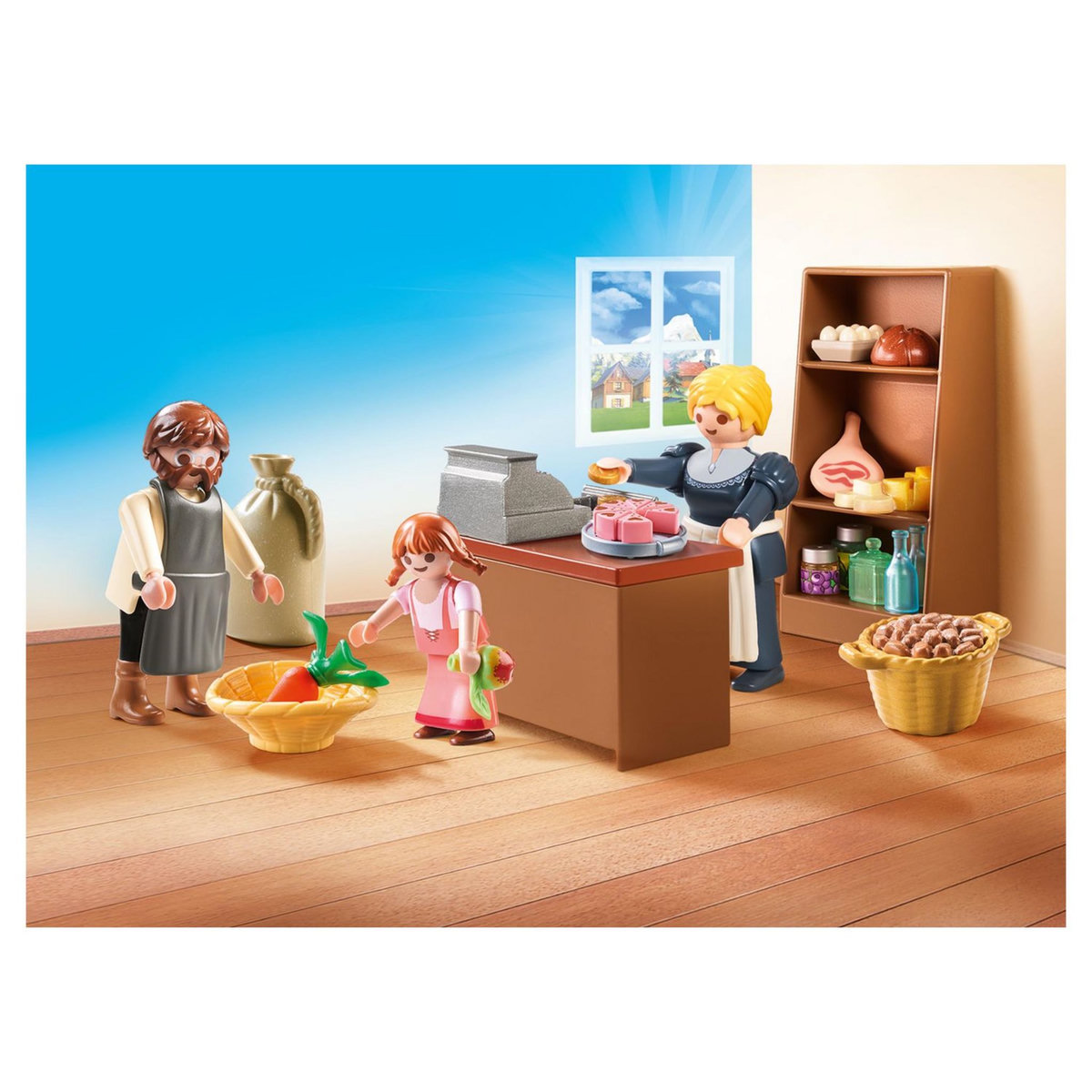 PLAYMOBIL 70257 - Heidi - Epicerie de la famille Keller