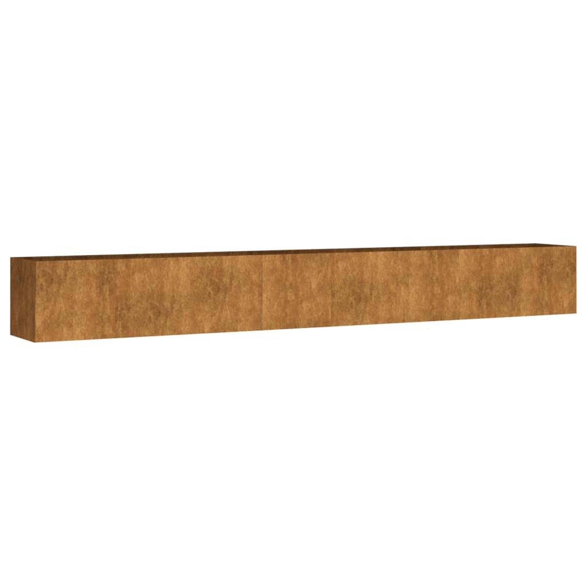 Voir la diapositive 2 : VIDAXL Lit sureleve de jardin 360x40x40 cm acier corten