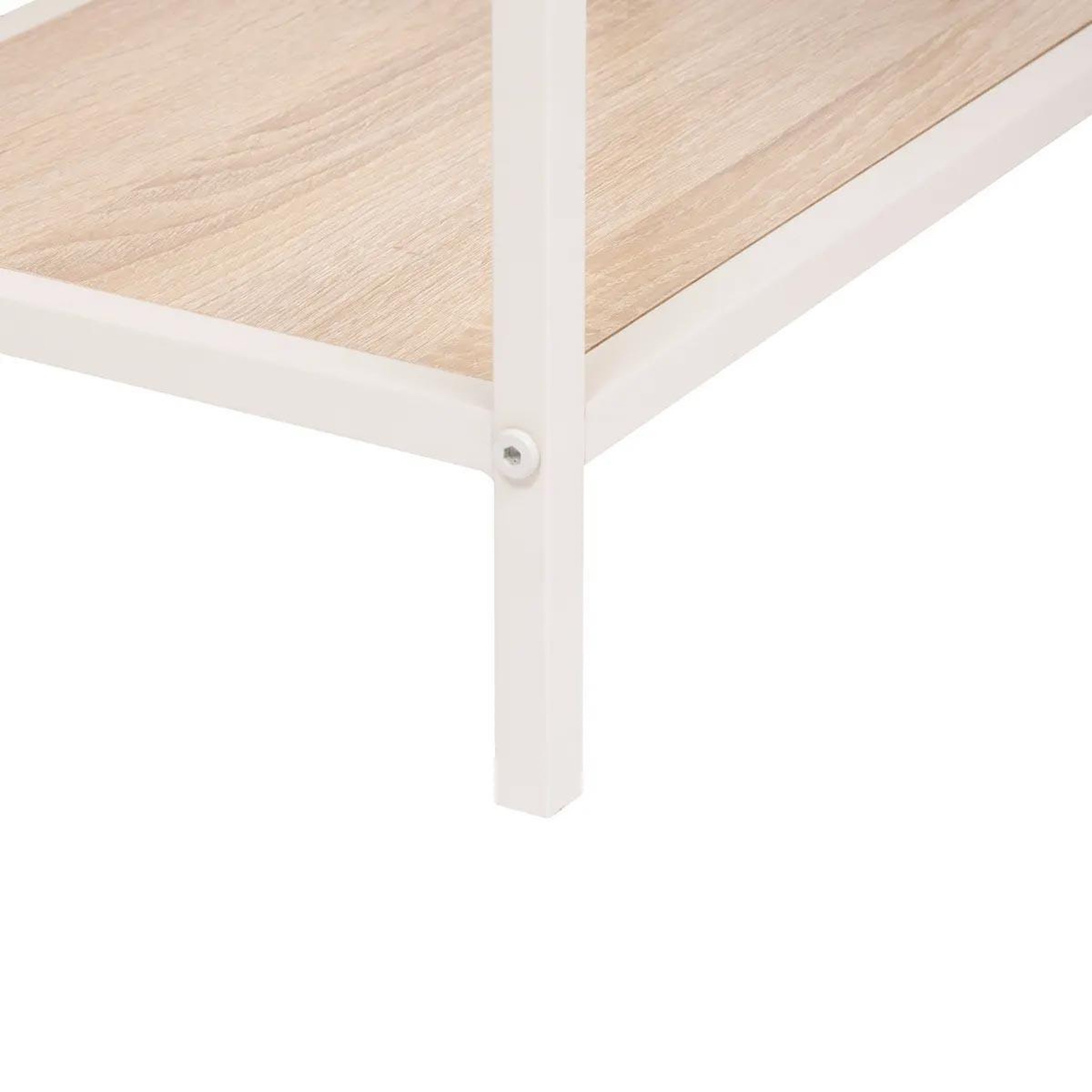 Voir la diapositive 3 : FIVE Étagère 4 niveaux  curvy  101cm naturel