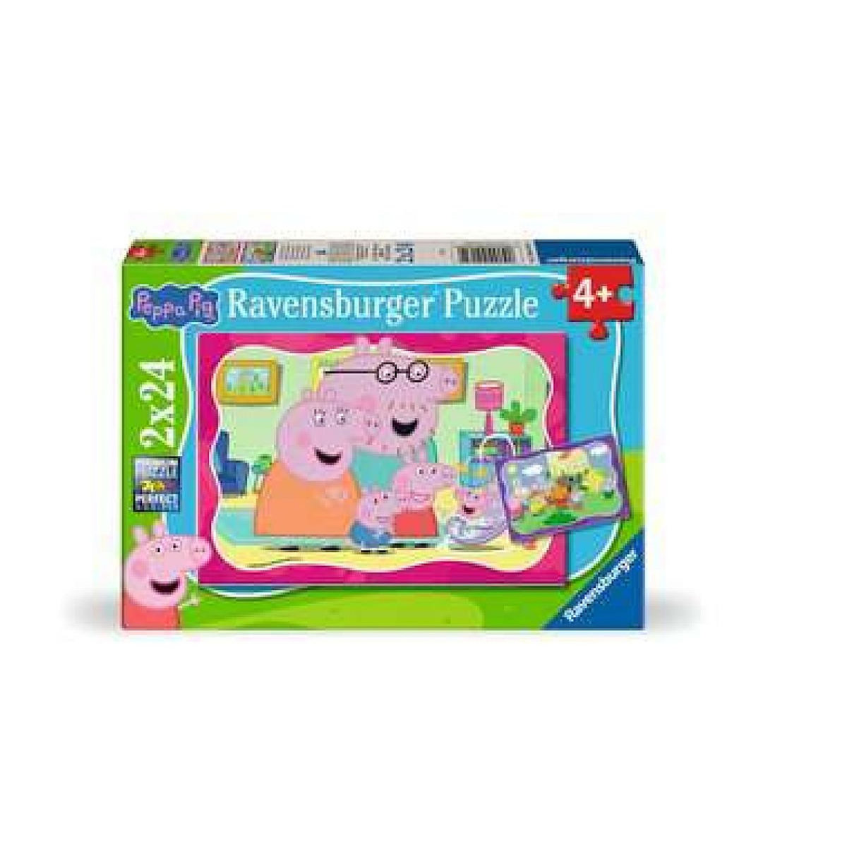 RAVENSBURGER Puzzle 2x24 pieces - Nouvelles aventures / Peppa Pig