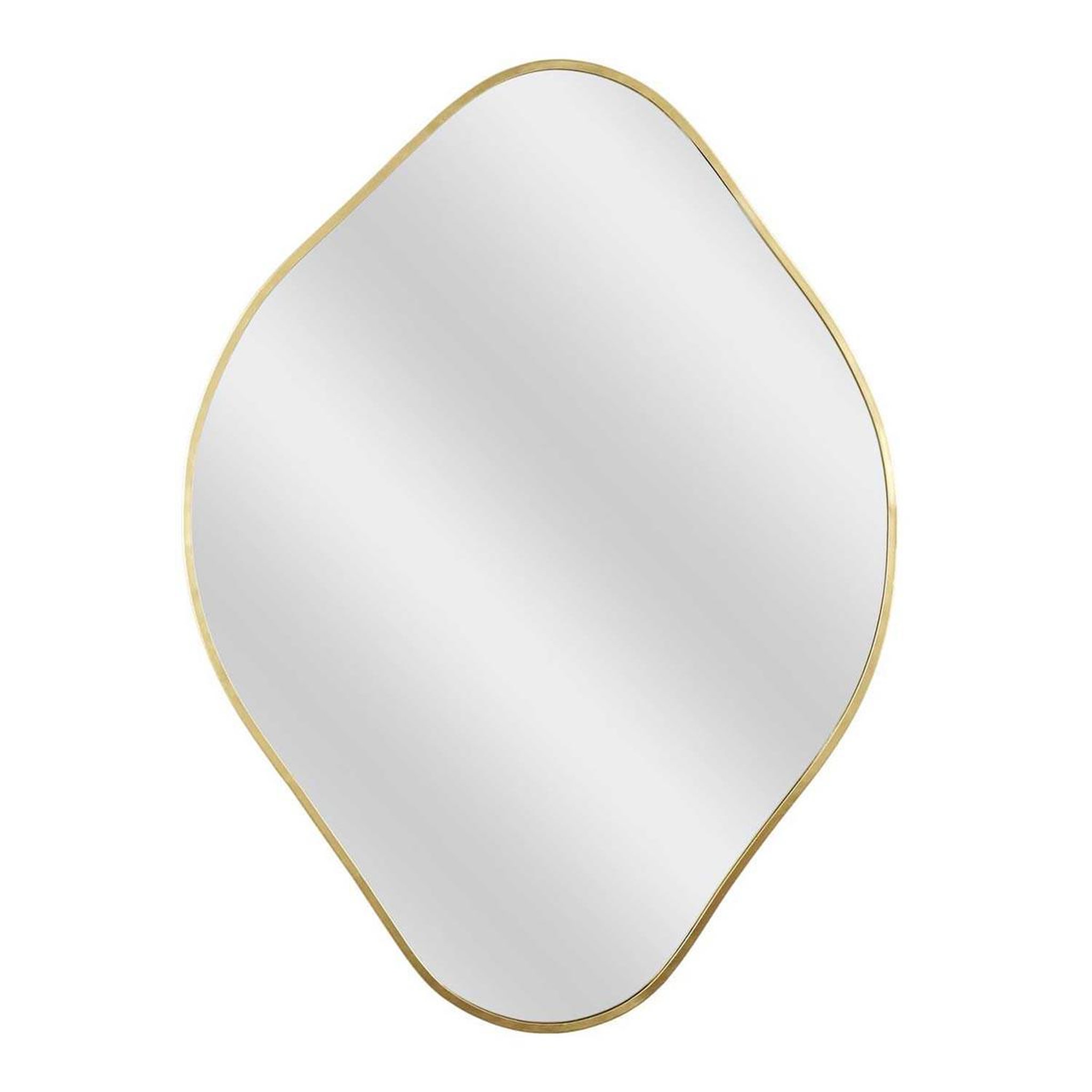 The Home Deco Factory Miroir Losange Déco  Come  60cm Or