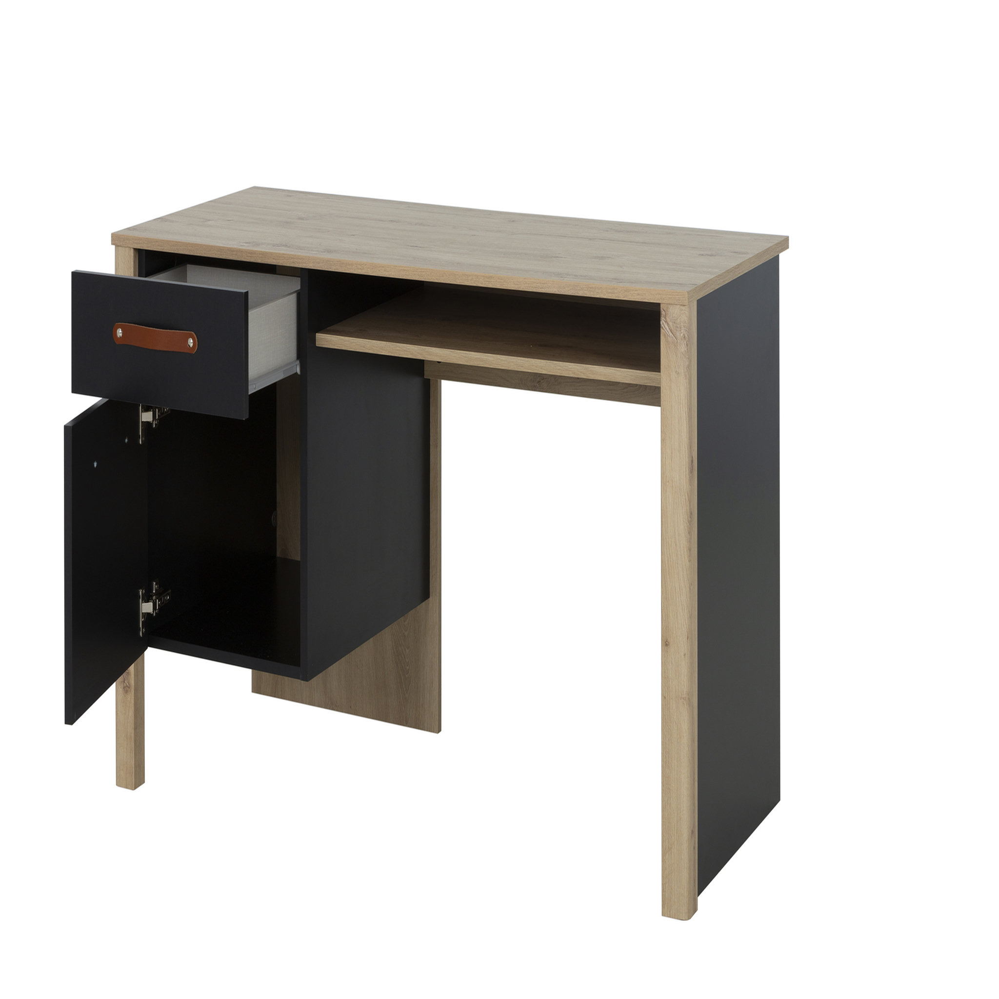 Voir la diapositive 3 : Bureau enfant 1 porte1 tiroir MARCUS