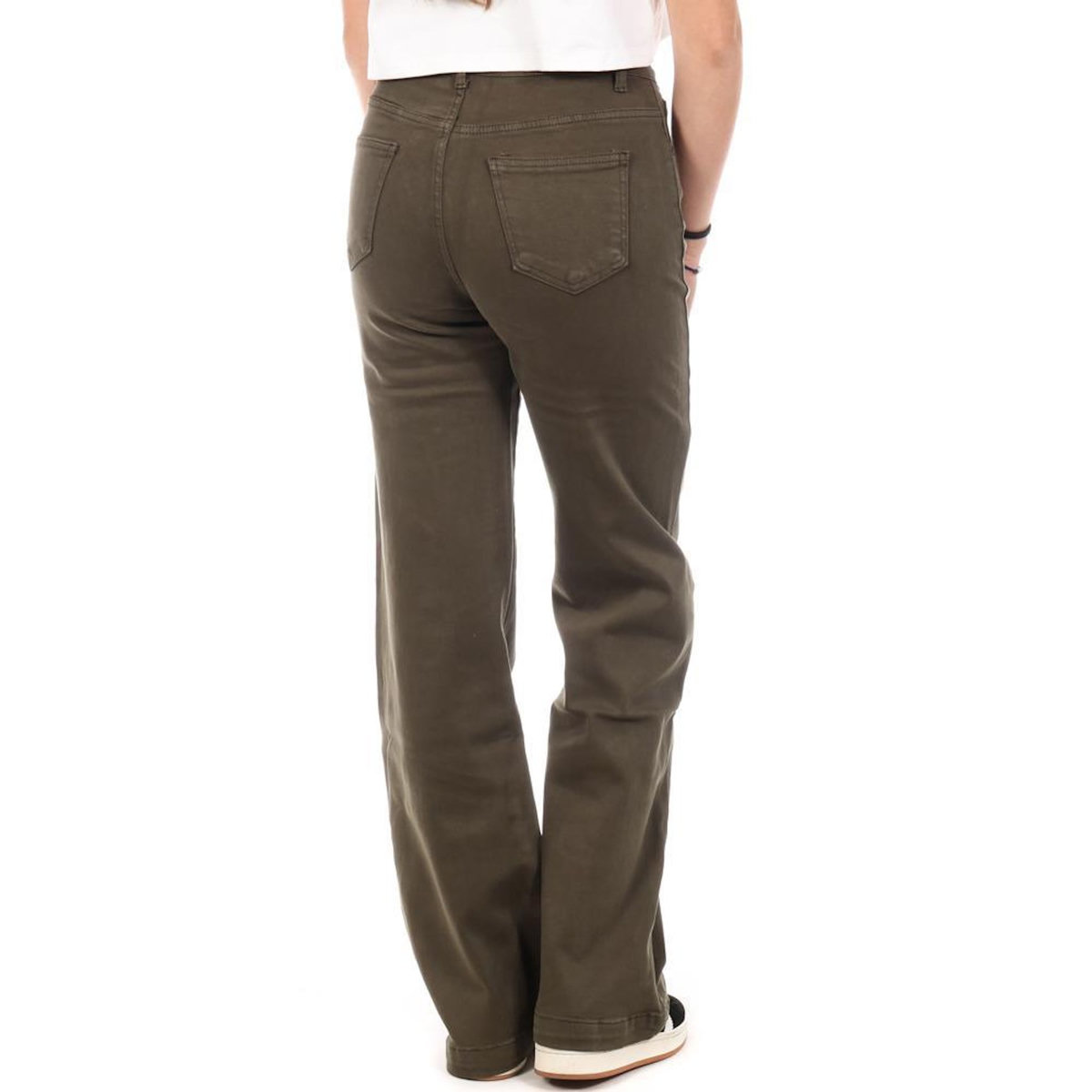 MONDAY PREMIUM Jean Loose Vert Foncé Femme Monday Premium 1807