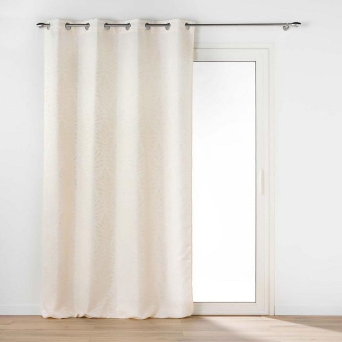 Paris Prix Rideau à Œillets Jacquard  Galilea  140x260cm Naturel