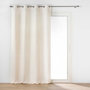 Voir la diapositive 1 : Paris Prix Rideau à Œillets Jacquard  Galilea  140x260cm Naturel