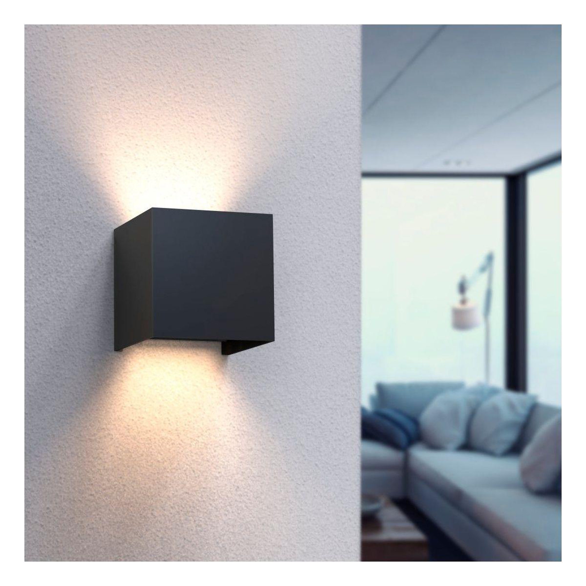 Voir la diapositive 3 : Hama Lampe connectée Wifi Noire Ext
