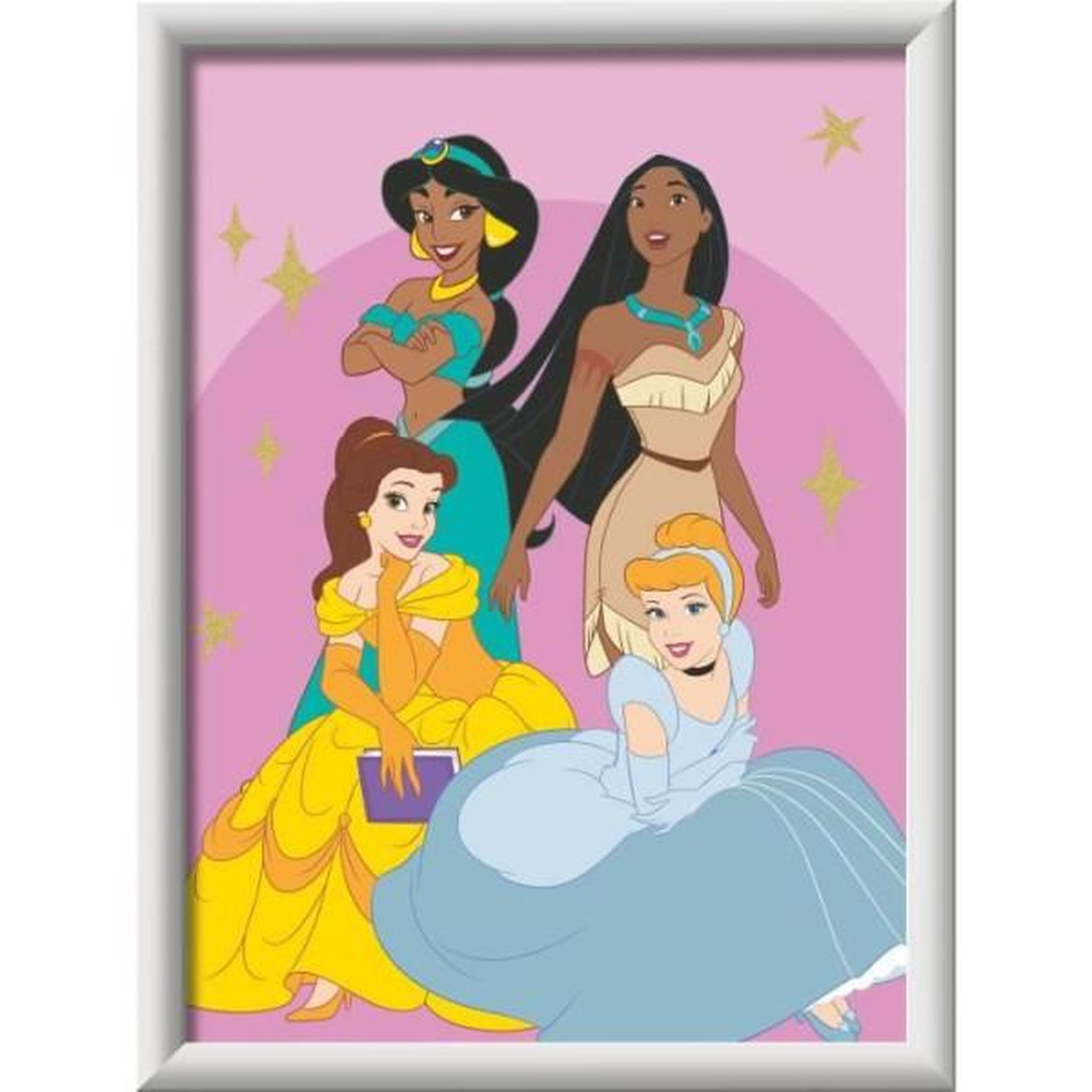 Voir la diapositive 3 : RAVENSBURGER CreArt Kids 18x24cm - Princesses Disney