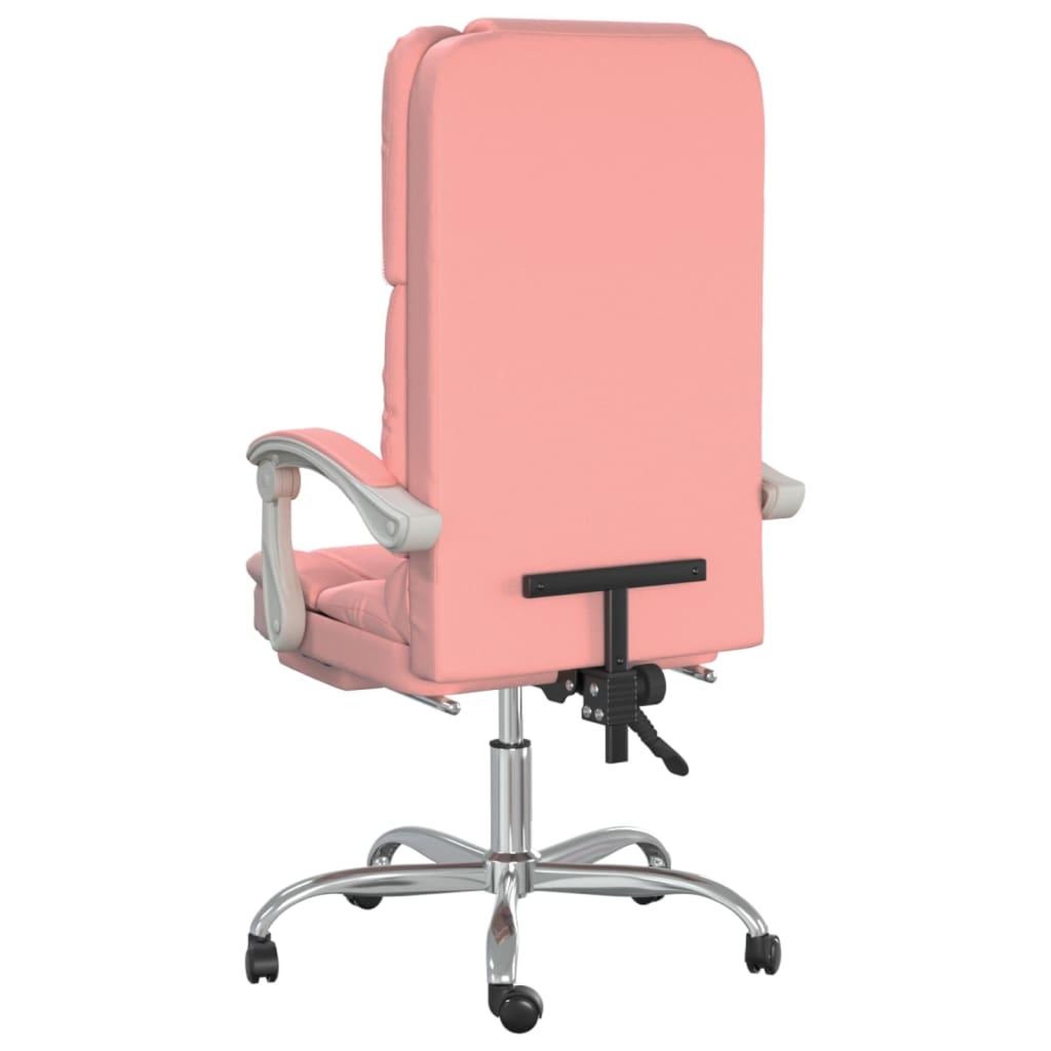 Voir la diapositive 5 : VIDAXL Fauteuil de massage inclinable de bureau Rose Similicuir