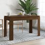 Voir la diapositive 1 : VIDAXL Table a dîner Chene marron 120x60x76 cm bois d'ingenierie