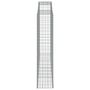 Voir la diapositive 4 : VIDAXL Panier de gabions arque 300x50x220/240 cm Fer galvanise