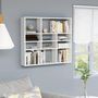Voir la diapositive 1 : VIDAXL Etagere murale Blanc brillant 90x16x78 cm Bois d'ingenierie