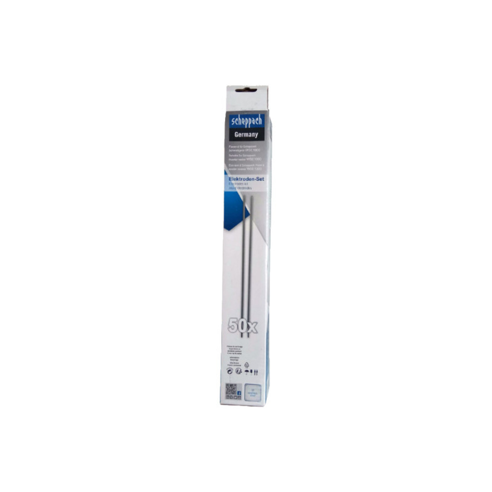 Voir la diapositive 2 :  Lot de 50 électrodes de soudure SCHEPPACH - 300 x 2 mm - 7906618701