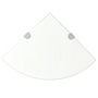 Voir la diapositive 1 : VIDAXL Etageres d'angle 2 pcs et supports Verre Transparent 35x35 cm