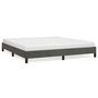 Voir la diapositive 2 : VIDAXL Cadre de lit sans matelas gris fonce 160x200 cm velours