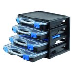 OUTIFRANCE Rangement de 4 mallettes