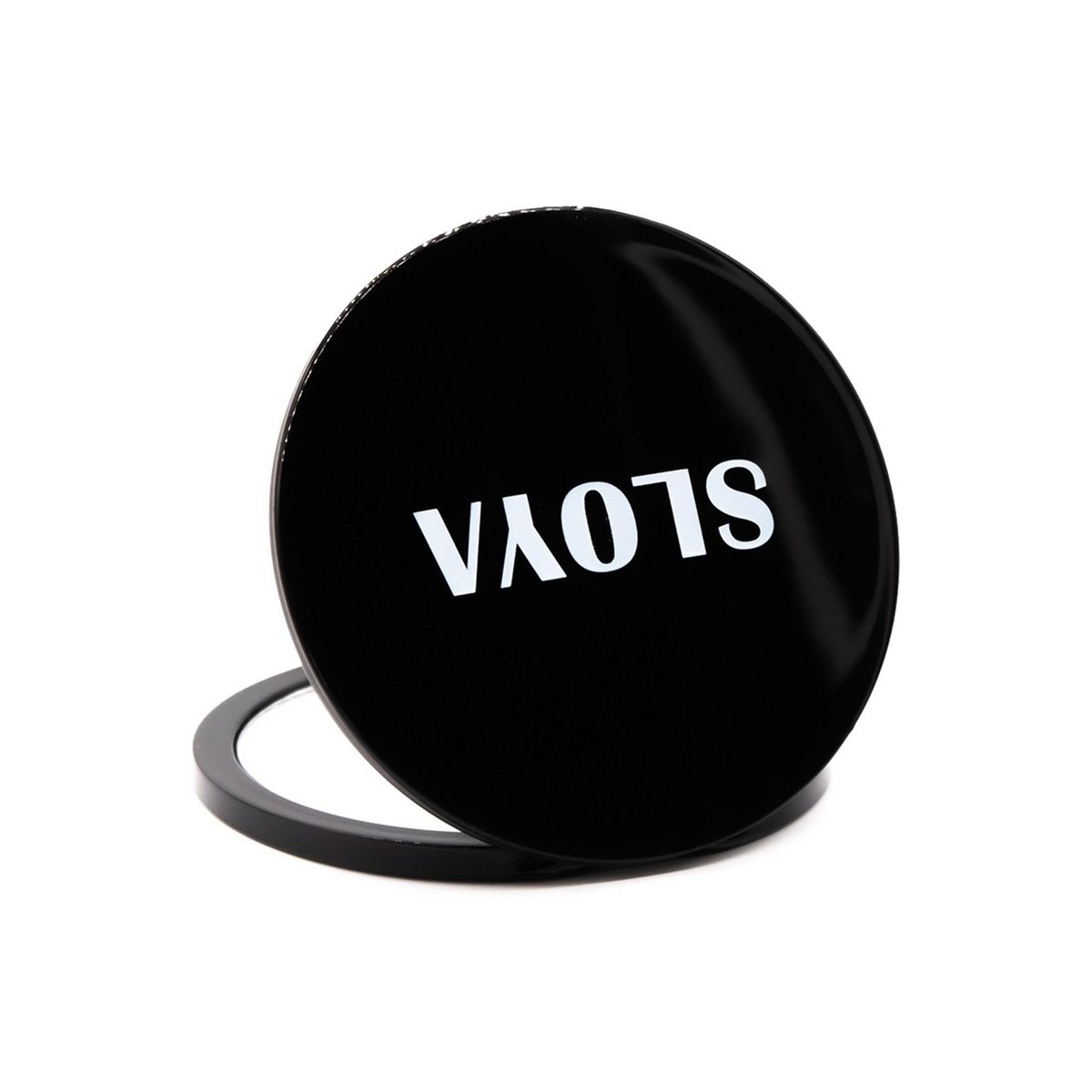 SLOYA Miroir de poche noir brillant