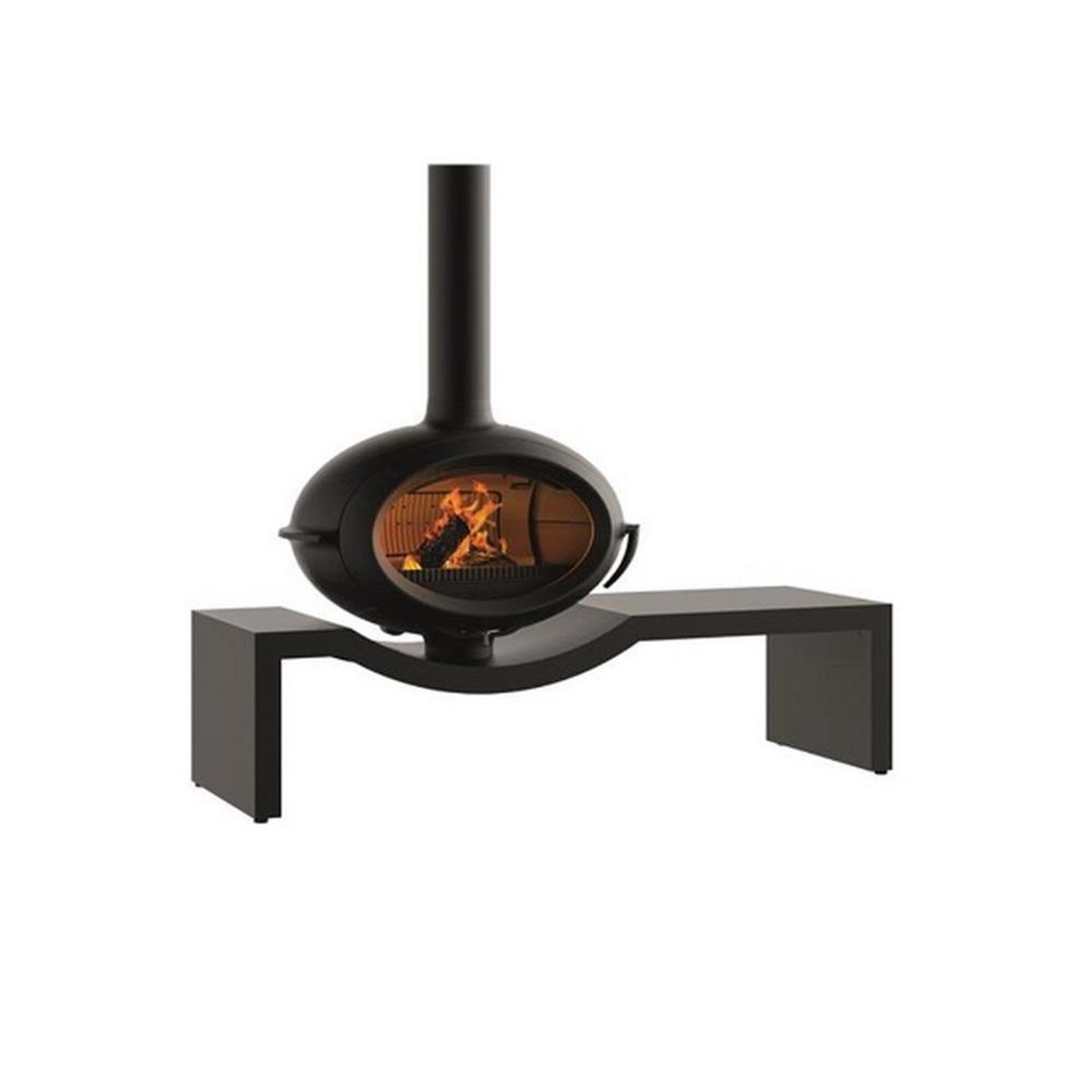 Invicta Poêle à bois fonte 7kw anthracite - P648124