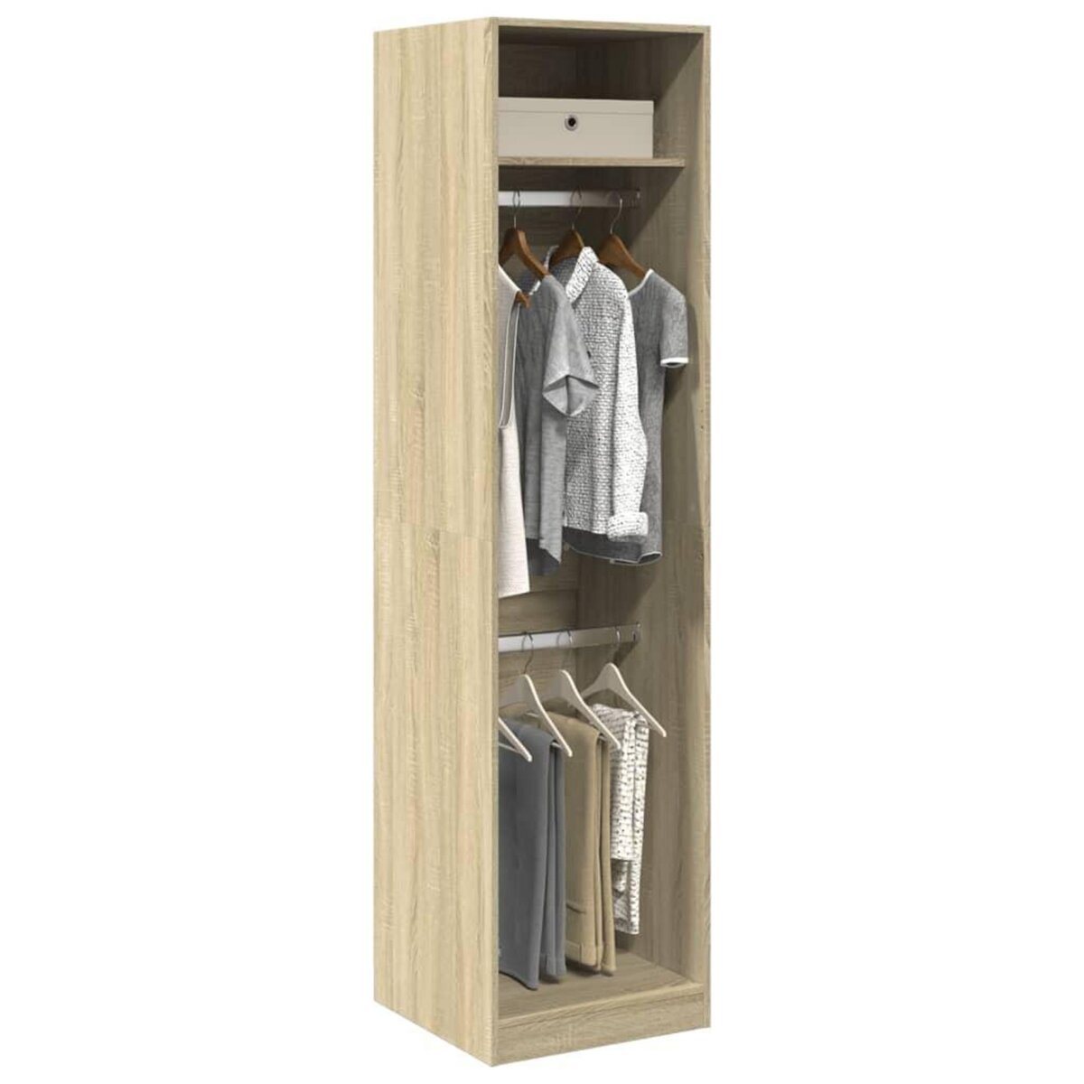 VIDAXL Garde-robe Chene sonoma 50x50x200 cm Bois d'ingenierie