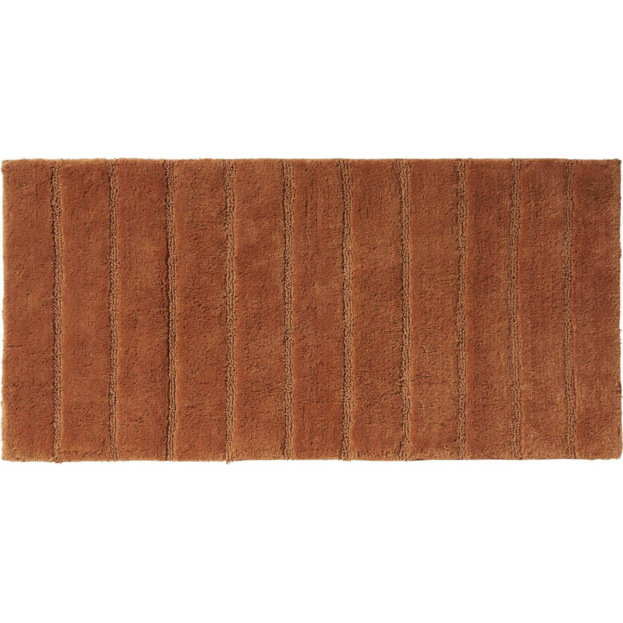Voir la diapositive 1 : GUY LEVASSEUR Tapis de bain rectangulaire en coton uni 60x120cm
